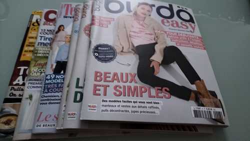 Différents magazines de mode