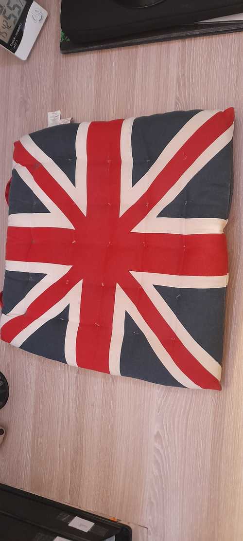 Coussin de chaise drapeau Royaume-Uni 