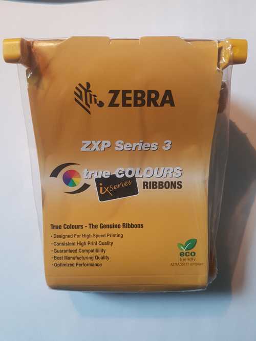 4 Rubans noirs pour ZEBRA ZXP Serie 3