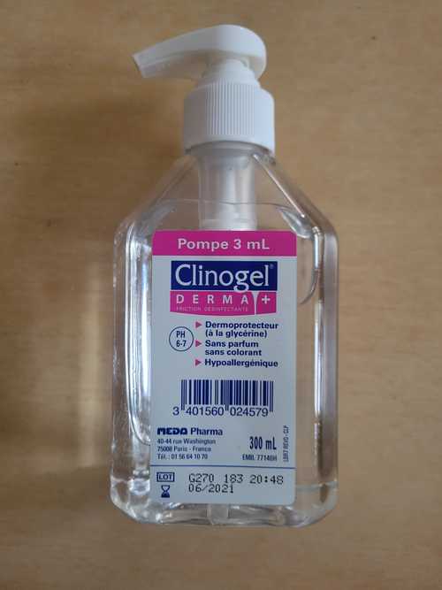 flacon doseur de gel hydroalcoolique