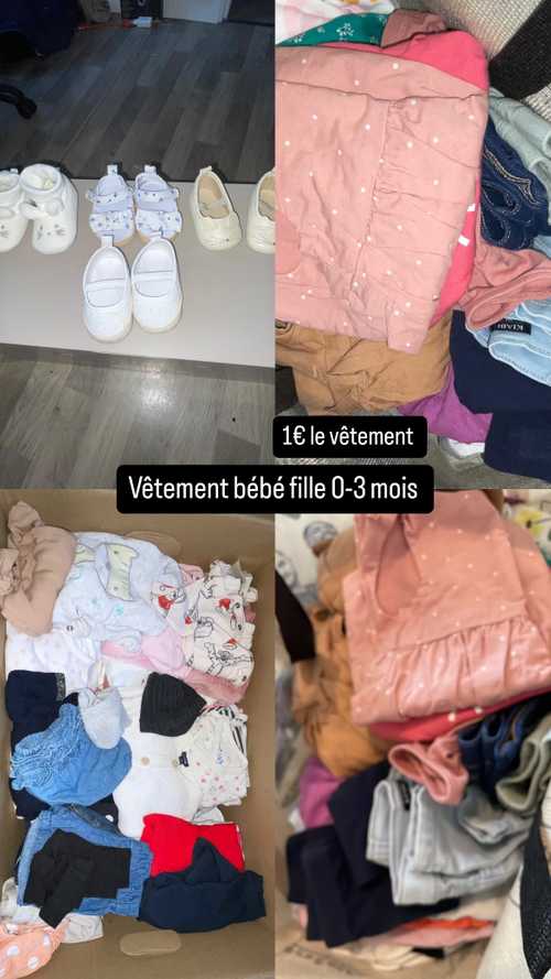 Vêtement bébé fille 0-3 mois 