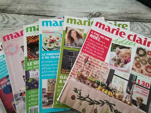 Lot magazines Marie Claire Idées 