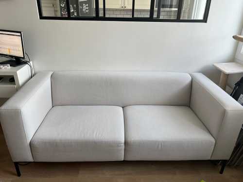 Canapé beige 202 cm de longueur 