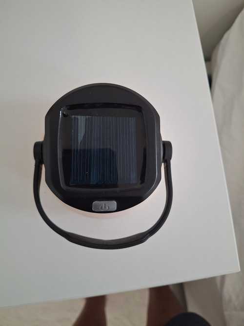 Lampe rechargeable panneau solaire ou usb 