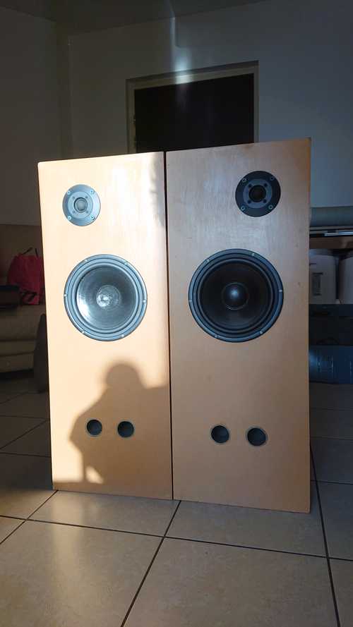 Enceintes Hi-Fi 75W 2 voies bass-reflex