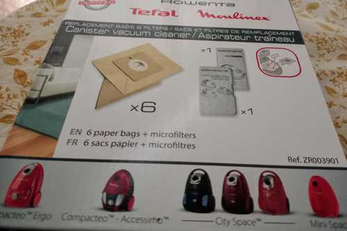 Sacs aspirateurs Rowenta Moulinex TEFAL 