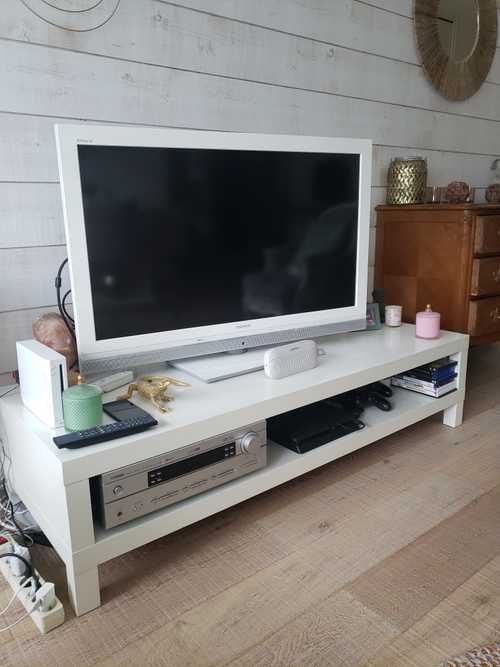 Meuble TV Blanc 150x55x35