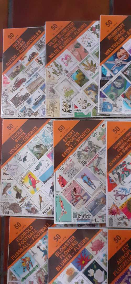 Collection de timbres 