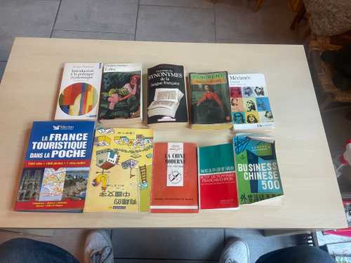 Lot 10 livres visible en photo 