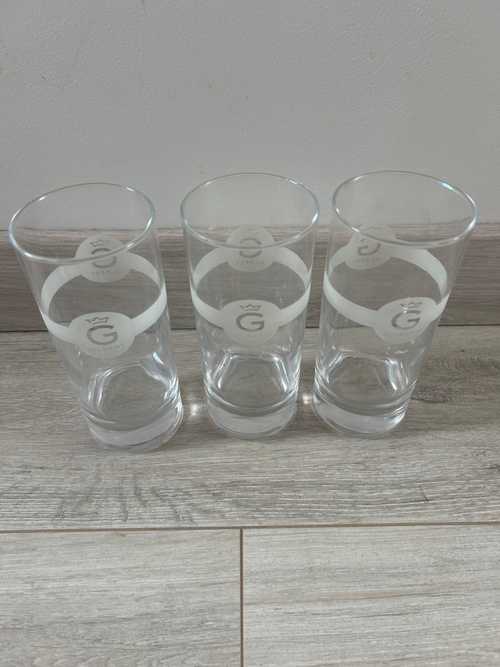 Lot 3 verres Gilbert