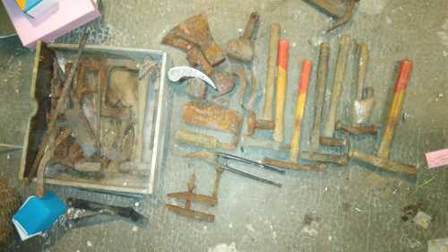 Lot d'outils ferronnier carrosserie anciens