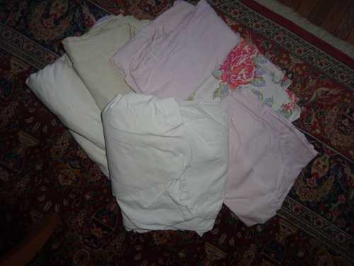 Vieux draps pour chiffons