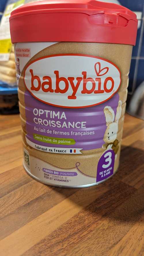 lait en poudre pour bébé de 10 mois à 3 ans