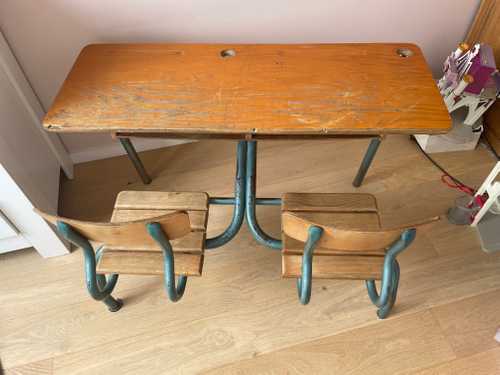 Bureau école vintage